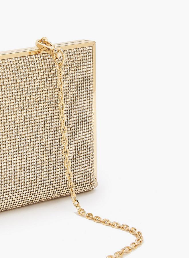 Celeste Embellished Clutch With Chain Strap Ramadan Collections - Image 5